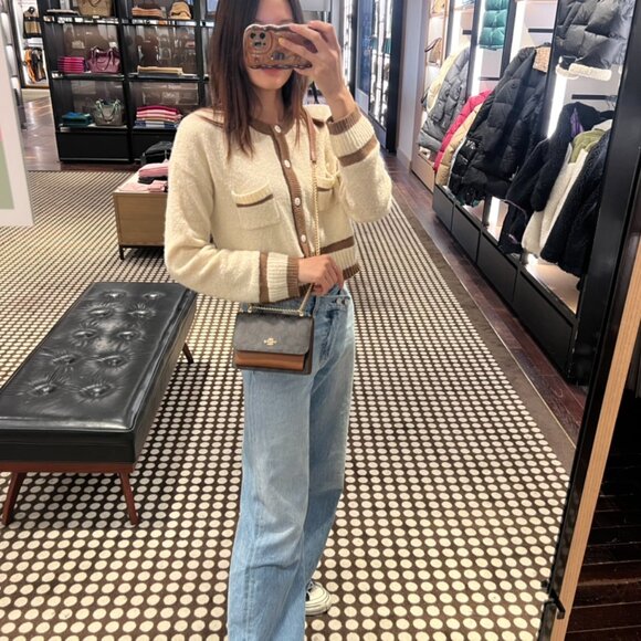 Coach C9946 Mini Klare Crossbody In Signature Canvas - Gold/Brown/Redwood - Picture 8 of 8